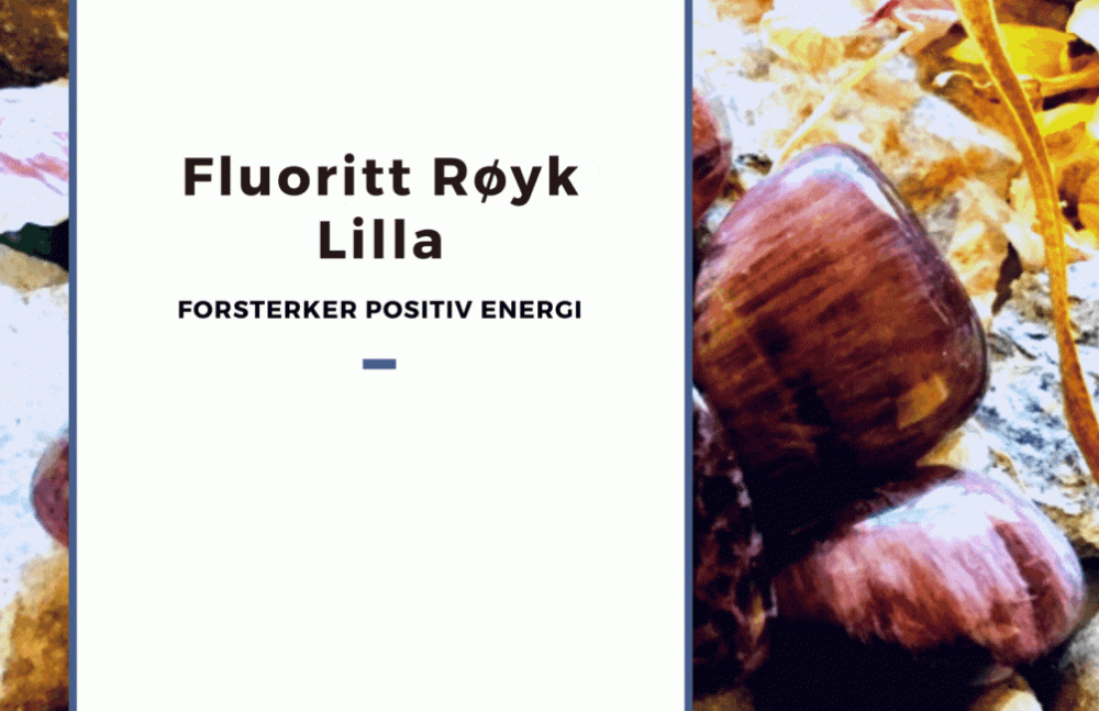 Fluoritt Røyk Lilla
