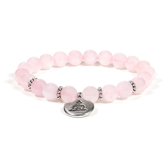 Hovedbilde Armbånd Rosenkvarts med ...