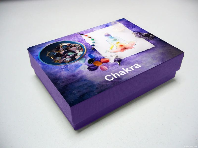 Pendel 5 Chakra Vishudda  - m/Chakra Boks
