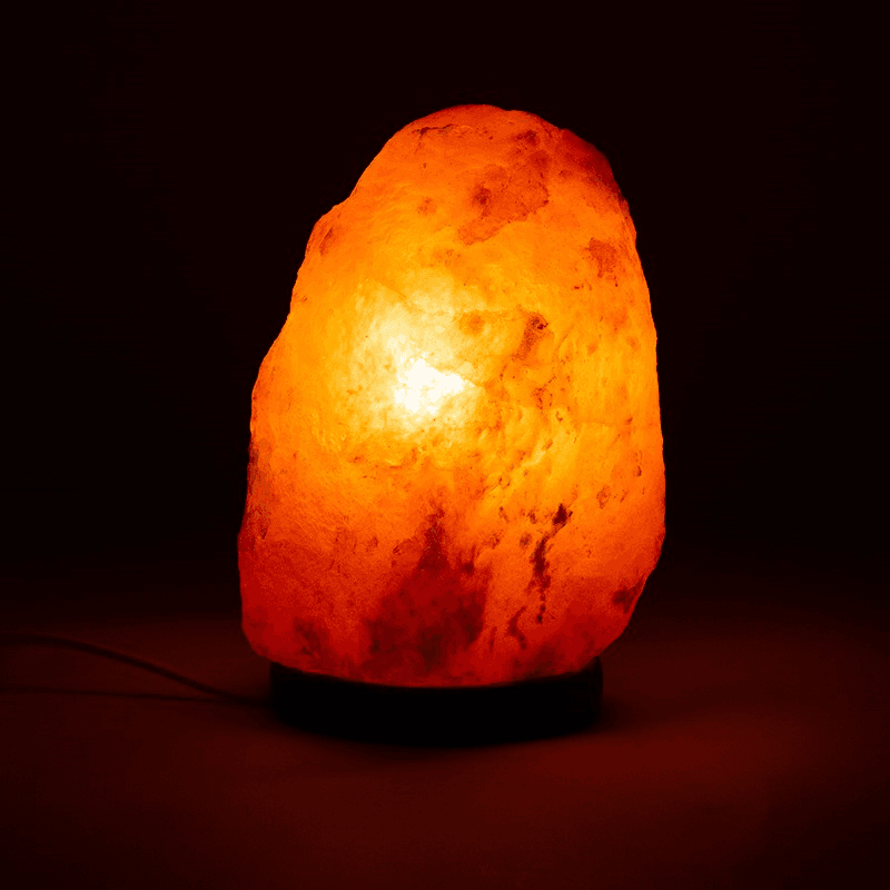 Himalaya Saltkrystall Orange Lampe