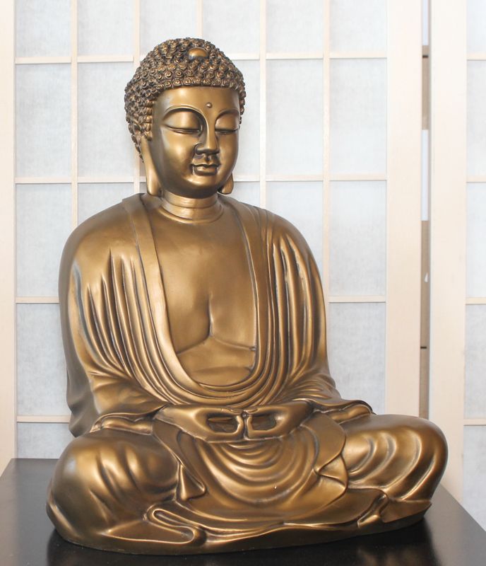 Golden Brown Budhha 40cm