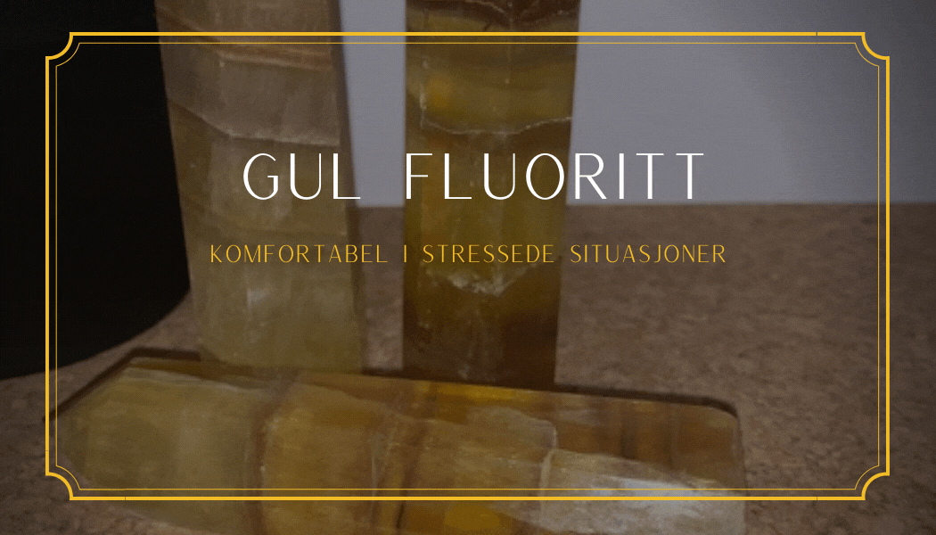 Fluoritt (Gul) Generator 10cm - Kun 1 eksemplar