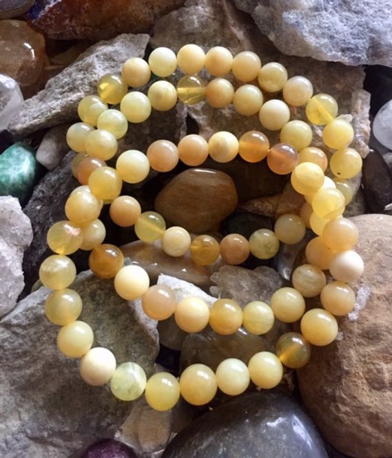 Hovedbilde Armbånd Opal Gul 8mm