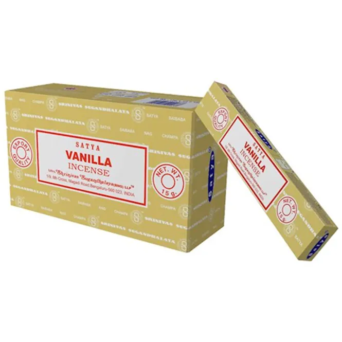 Hovedbilde Satya Vanilla Røkelse