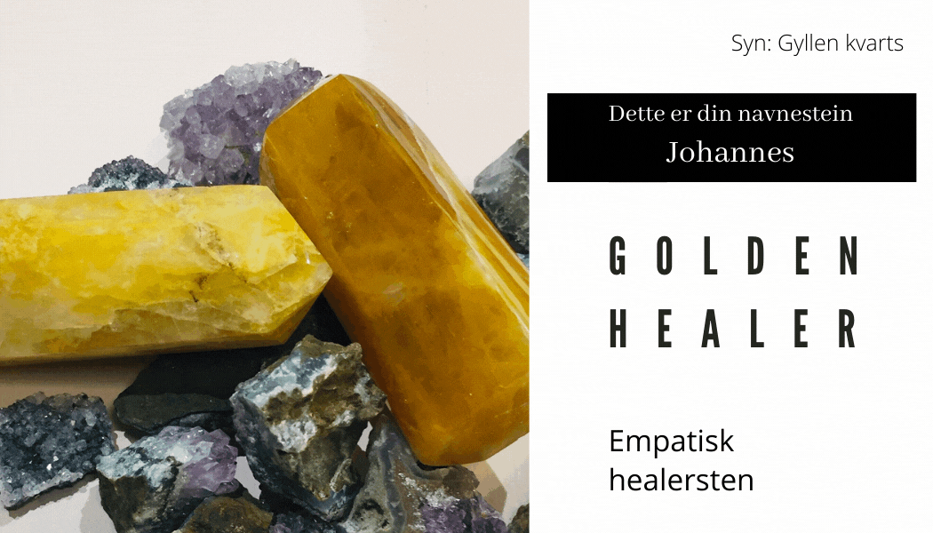 Hovedbilde Johannes - Din Navnestein