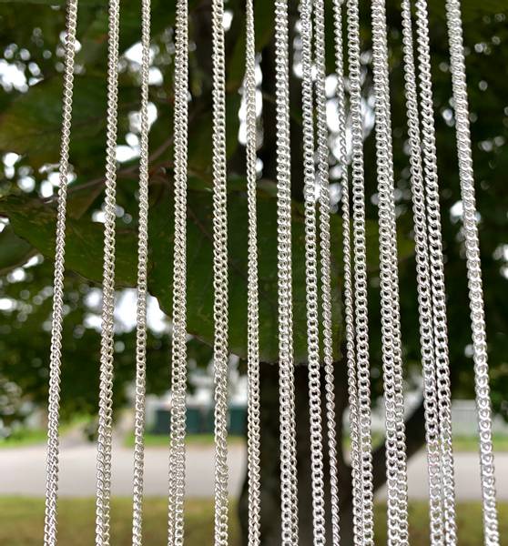 Hovedbilde Kjede 45cm Forsølvet