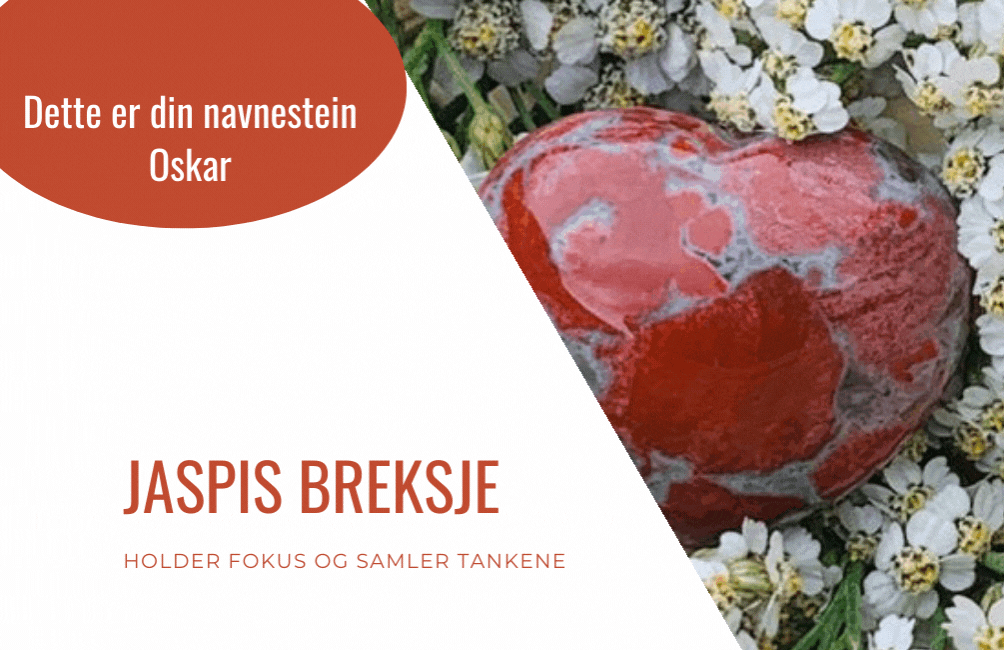 Hovedbilde Oskar - Din Navnestein