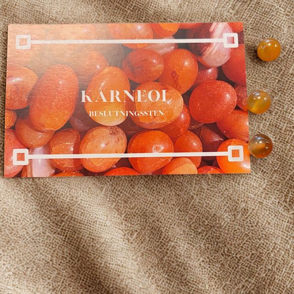 Hovedbilde Armbåndsperle Karneol 8mm ...