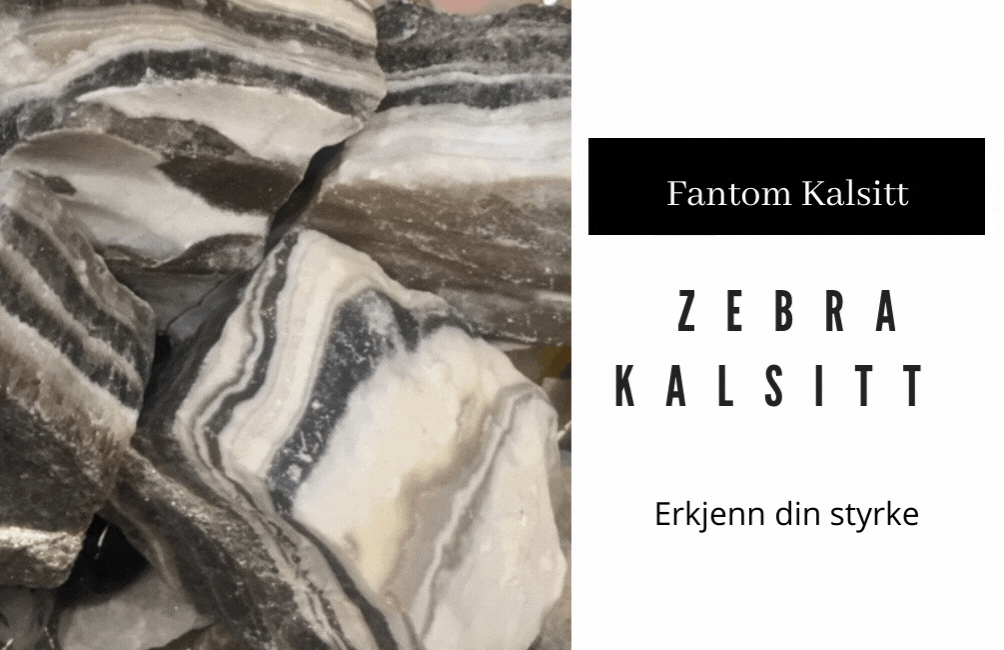 Zebra Kalsitt Råstein 4-6cm