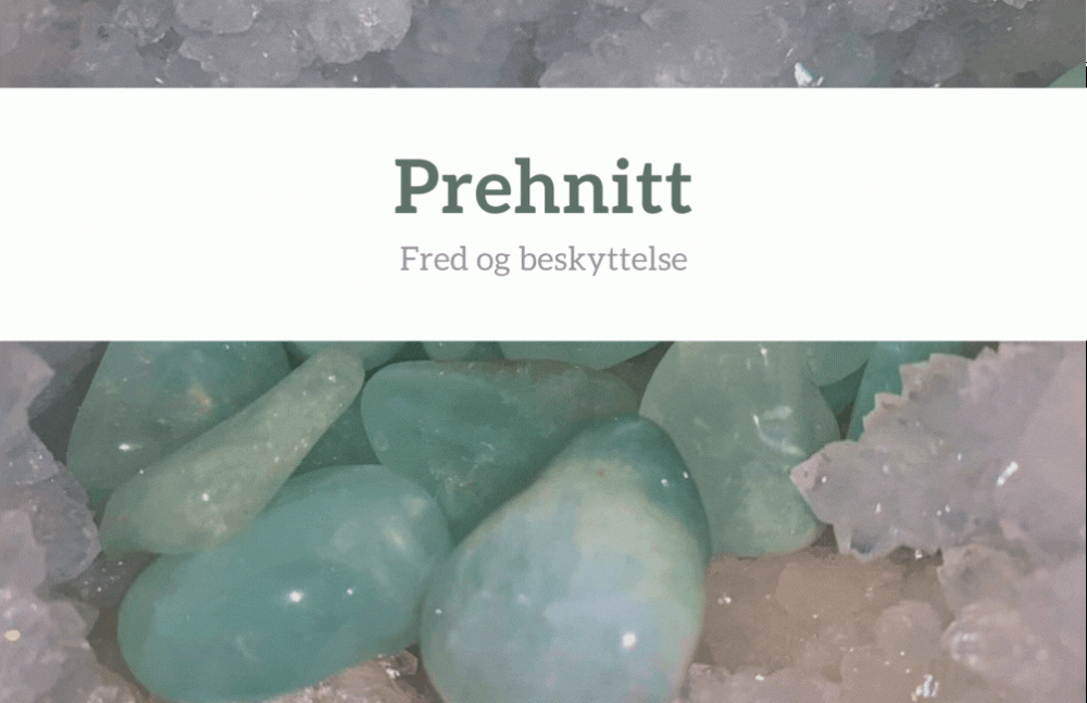 Armbånd Prehnitt 8mm