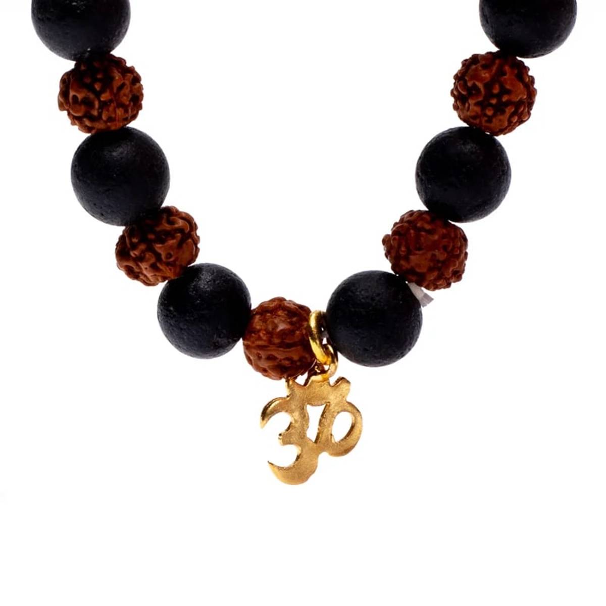 Armbånd Rudraksha & Lava