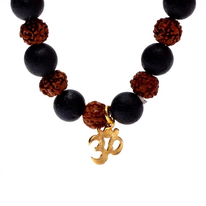 Hovedbilde Armbånd Rudraksha & Lava