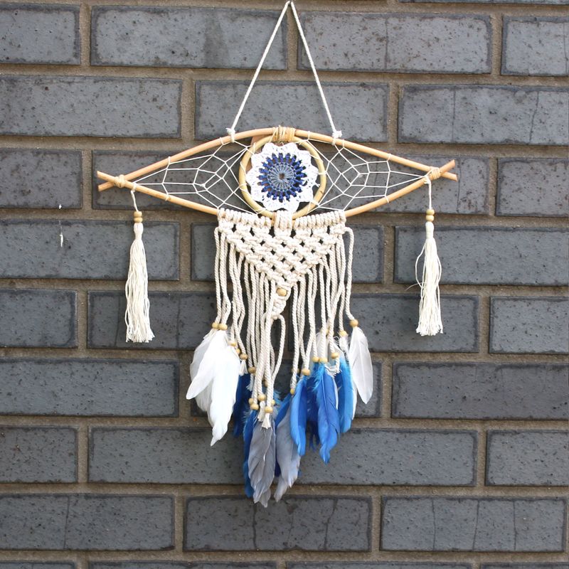 Drømmefanger Protection Evil Eye Macrame 5016