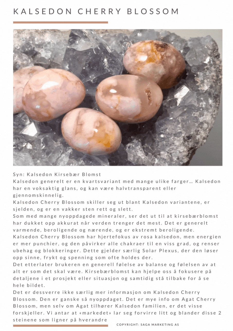 Kalsedon Cherry Blossom Generator 60-70mm