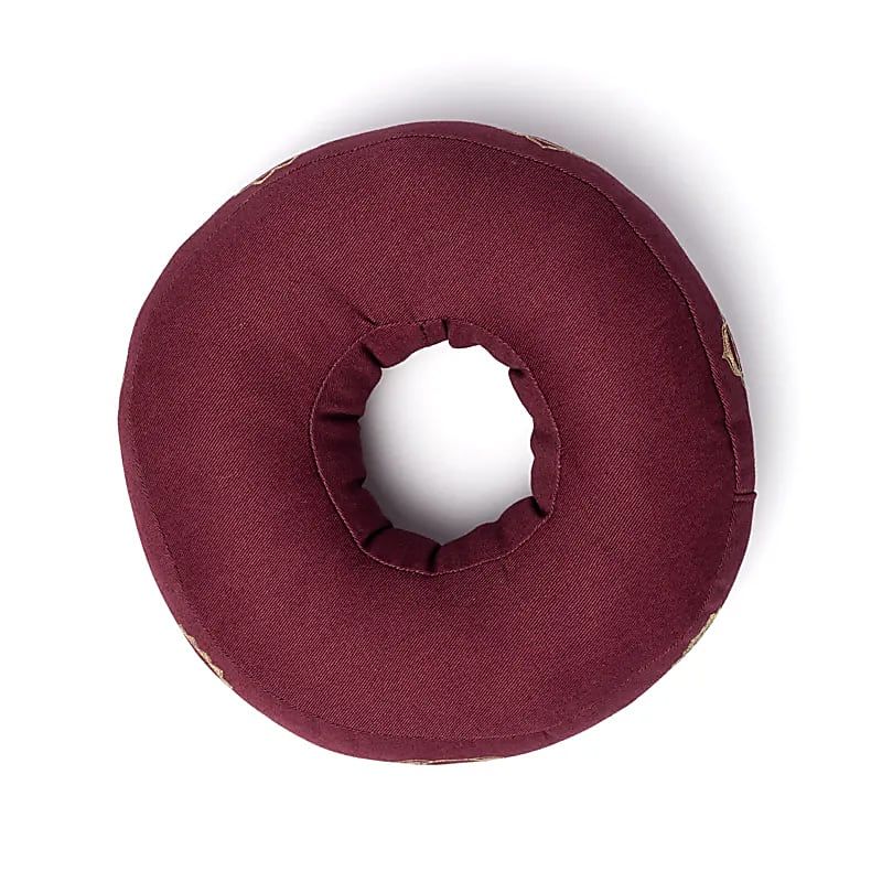 Stor Syngebolle Pute 7 chakra Aubergine