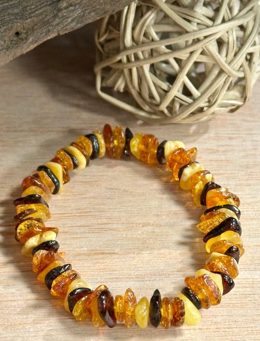 Hovedbilde Armbånd Barn Rav Mix Chips