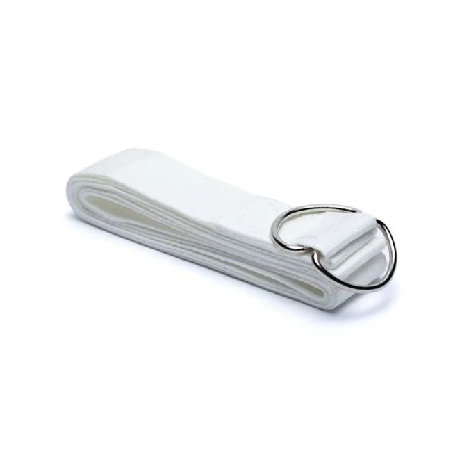 Hovedbilde Yogastropp D-ring Hvit
