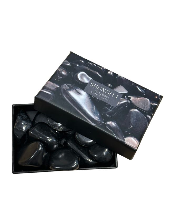 Shungitt 10-pack m/Gaveboks