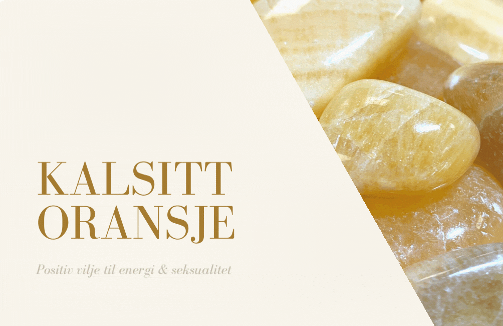 Kalsitt Oransje Råstein