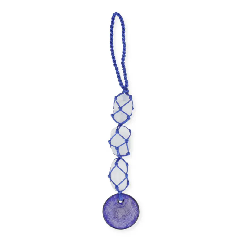 Amulett Evil Eye med Selenitt