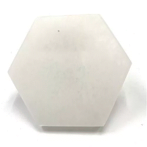 Hovedbilde Selenitt Heksagonal Base 65mm