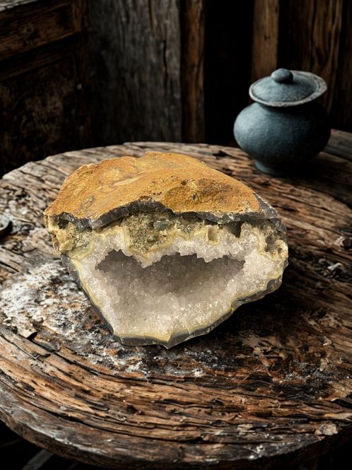 Hovedbilde Kvarts Grotte 1073gram - Kun ...