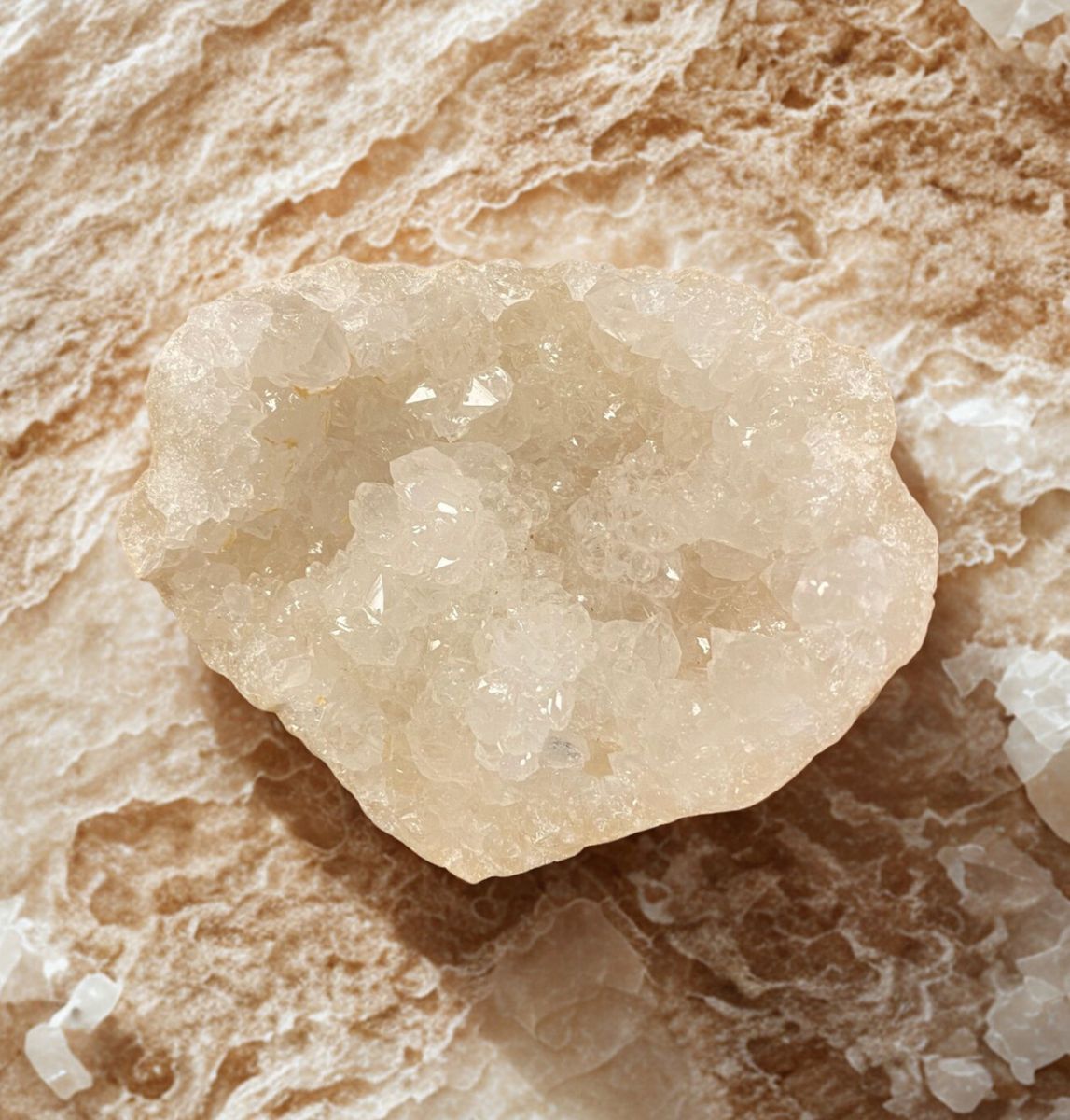 Bergkrystall Geode 90gram - Kun 1 eksemplar