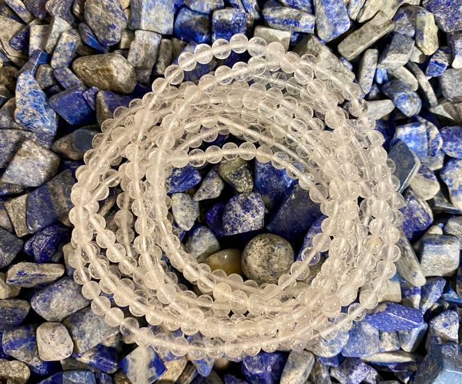 Hovedbilde Armbånd Bergkrystall 4mm
