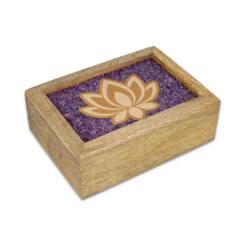 Tarotboks Lotus Ametyst Mango Tre