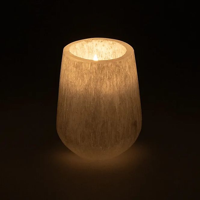 Hovedbilde Selenitt Telysholder Cone 8cm