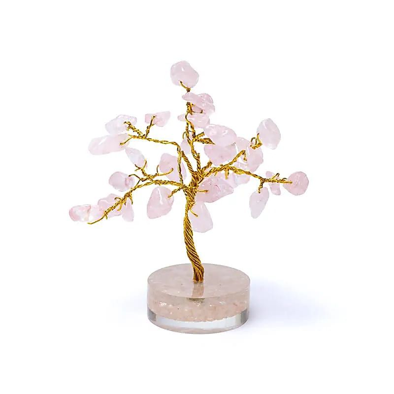Rosenkvarts Gemstone Tree 8cm