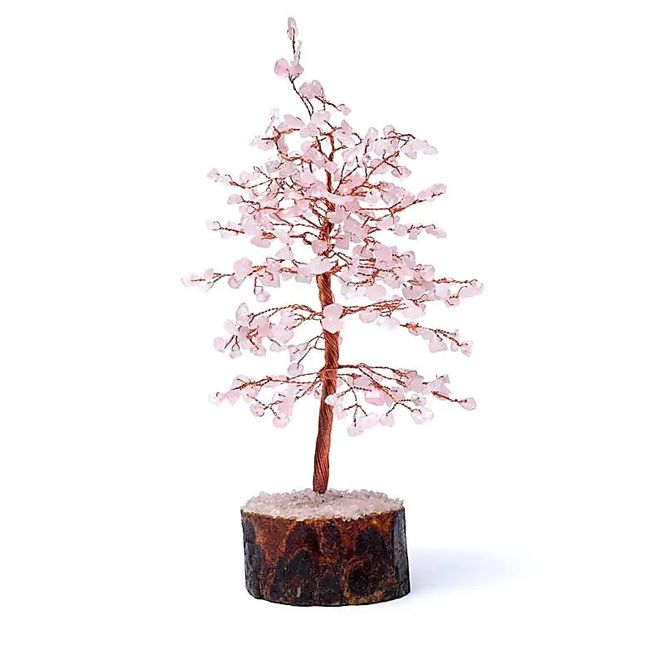 Hovedbilde Rosenkvarts Gemstone Tree ...