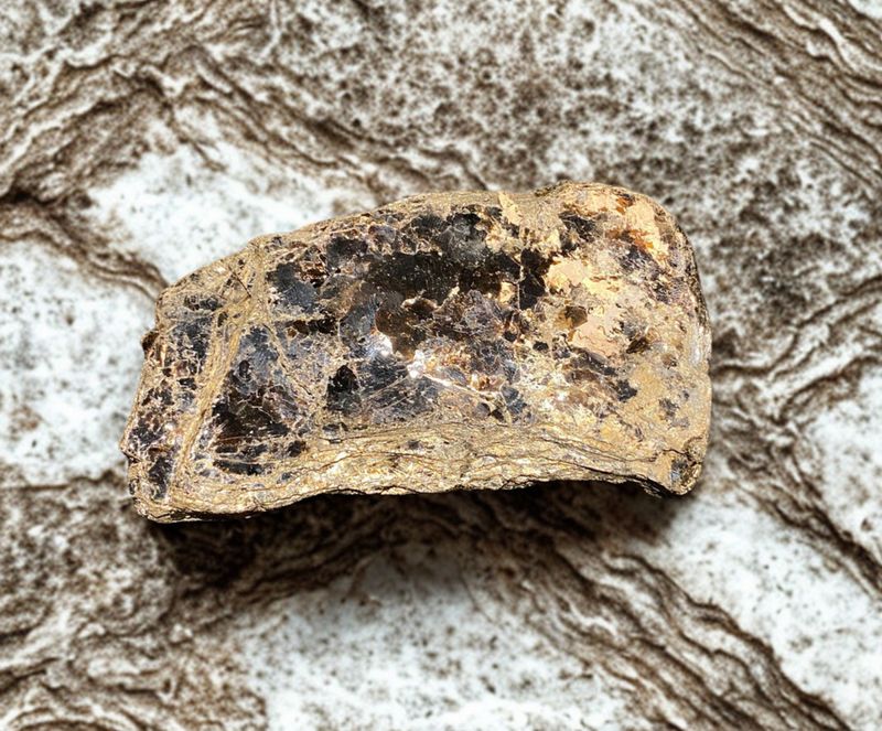 Biotitt Sort Glimmer Råstykke 175gram - Kun 1 eksemplar