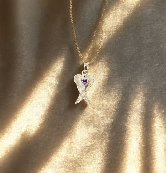 Hovedbilde Ametyst Englevinger 925 ...