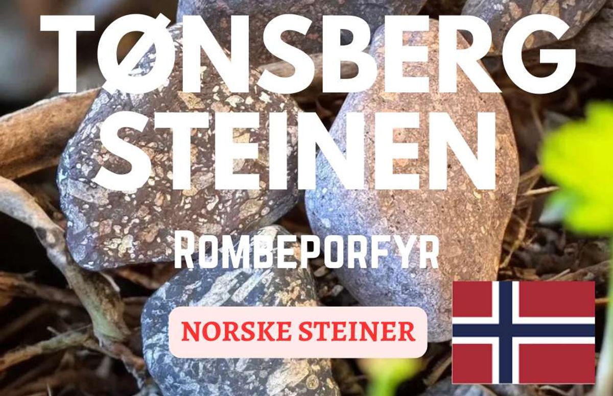 Tønsberg Steinen - Rombeporfyr - Kun Steinkort