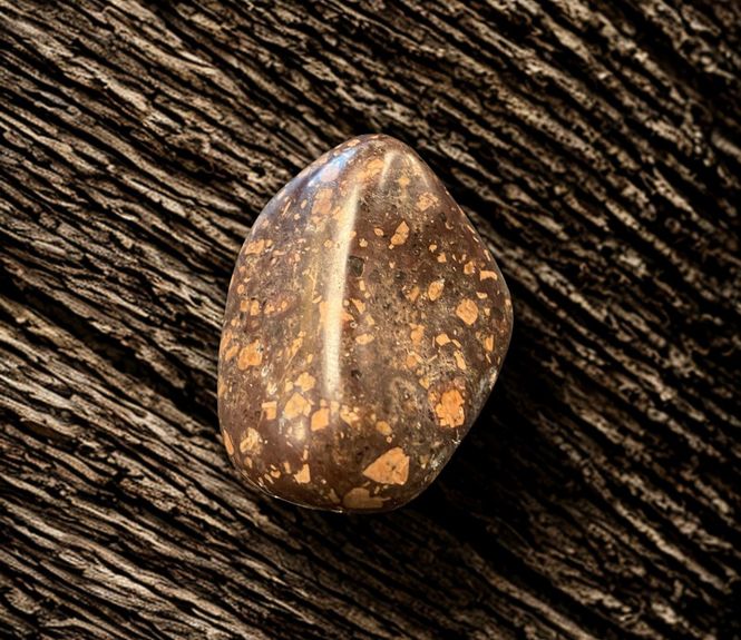 Hovedbilde Rombeporfyr Slipt  55gram ...