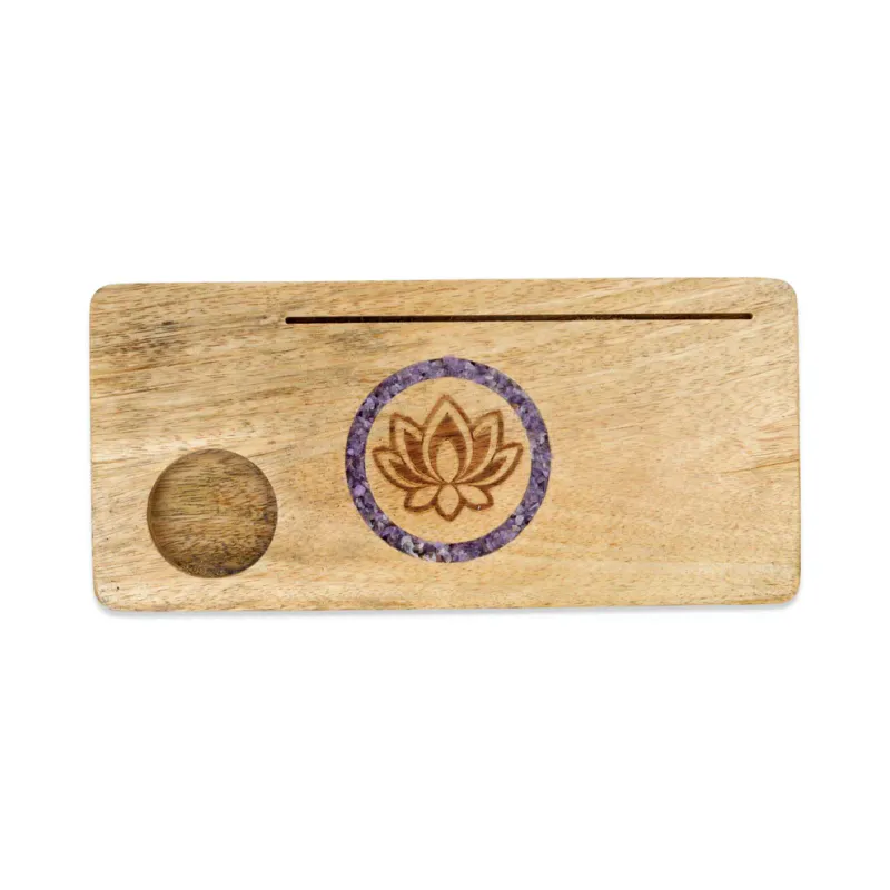 Kortholder Lotus Ametyst Mango Tre