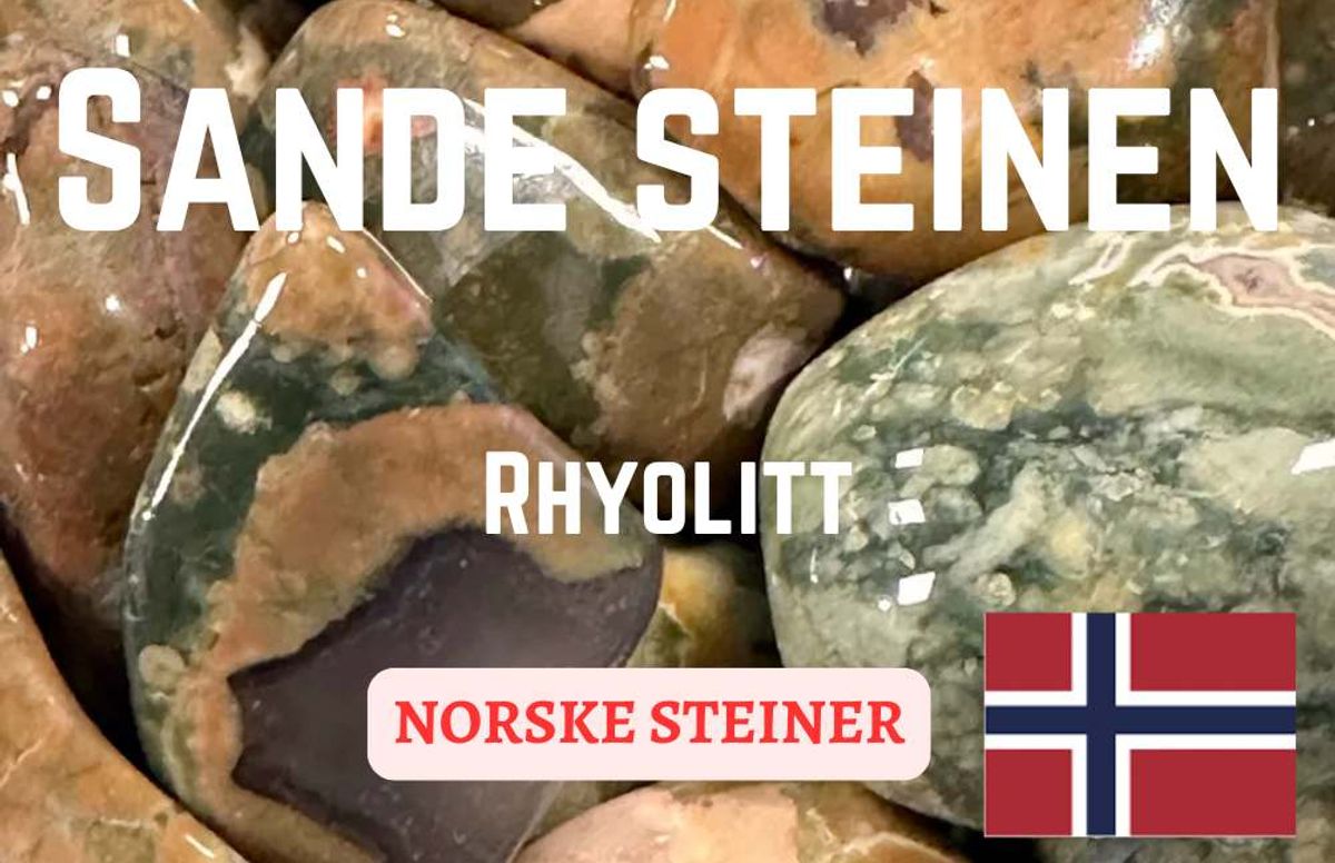 Sande Steinen - Rhyolitt - Kun Steinkort
