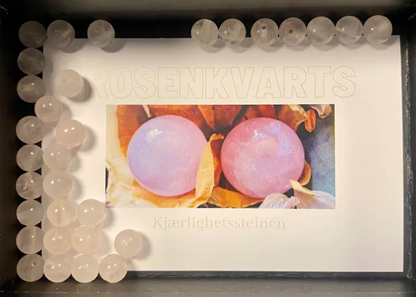 Hovedbilde Armbåndsperle Rosenkvarts 6mm ...