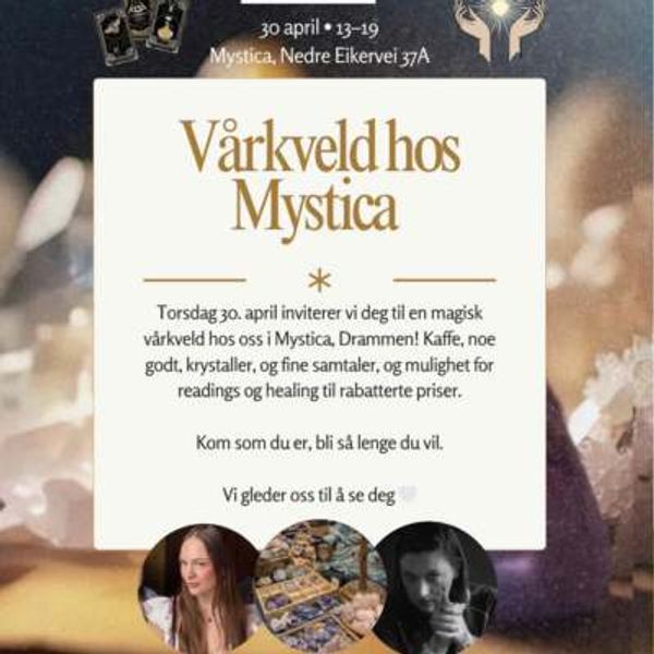 mystica butikk mini messe magisk varkveld