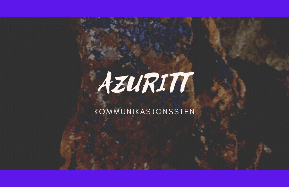 Azuritt & Malakitt Råstein 202gram - Kun 1 eksemplar