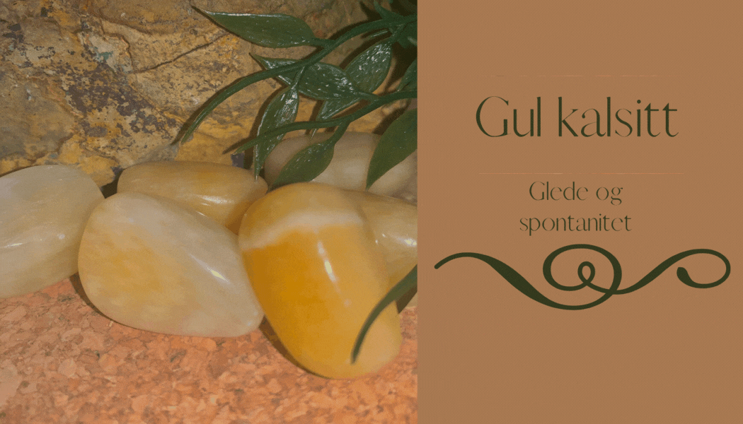 Hovedbilde Kalsitt Gul Råstein 40-70gram